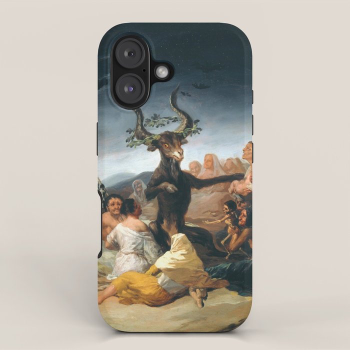The Sabbath of Witches Goya Painting iPhone Case Gallery Image 1