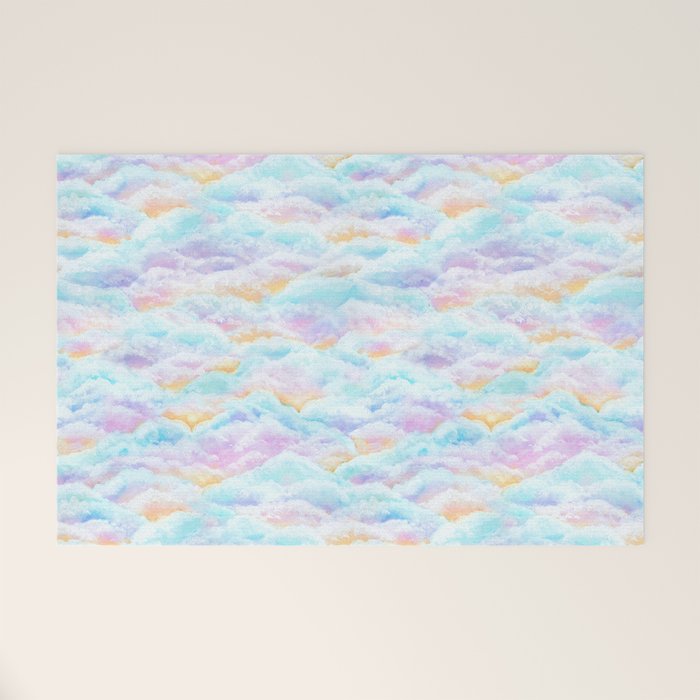 Cotton Candy Clouds Welcome Mat Gallery Image 1