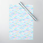 Cotton Candy Clouds Wrapping Paper Gallery Image 1