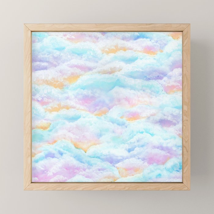 Cotton Candy Clouds Mini Art Print Gallery Image 1
