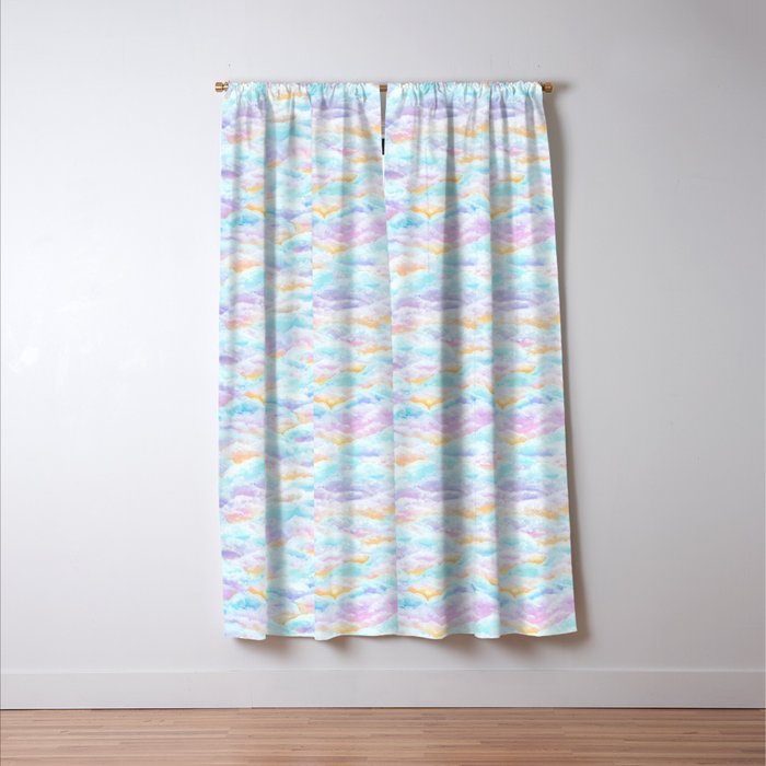 Cotton Candy Clouds Window Curtain Gallery Image 3