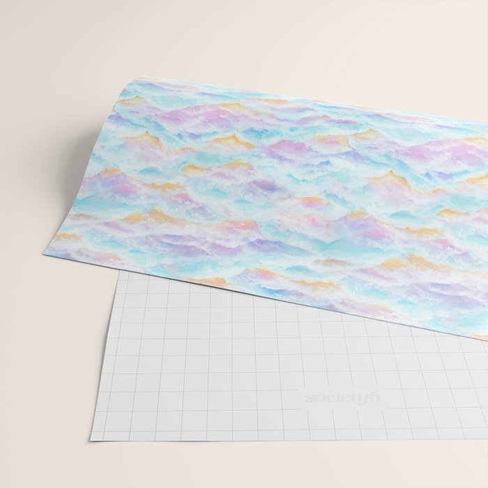 Cotton Candy Clouds Wrapping Paper Gallery Image 2
