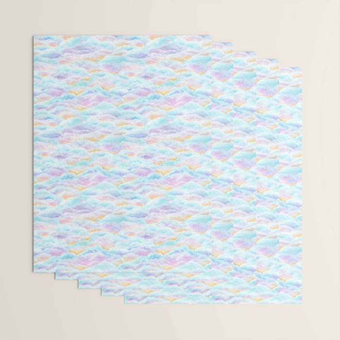 Cotton Candy Clouds Wrapping Paper Gallery Image 3