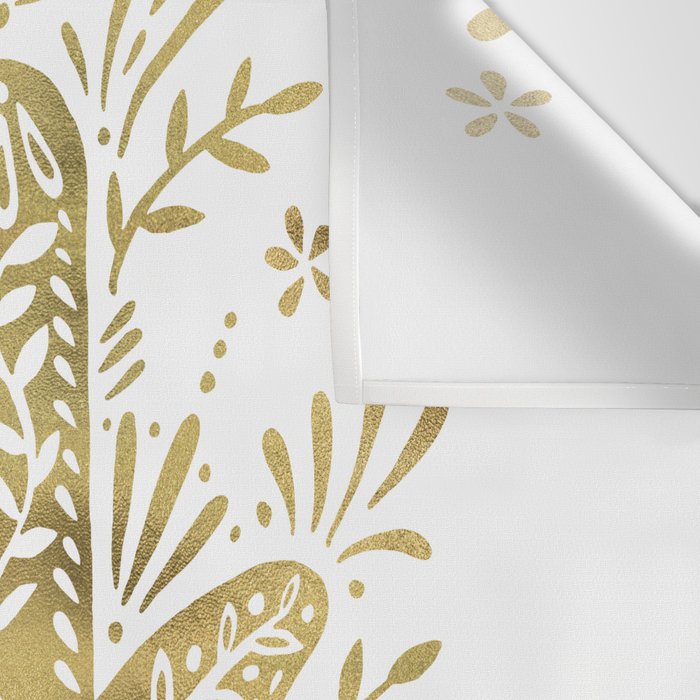 Hamsa Hand - Gold Palette Wall Tapestry Gallery Image 3