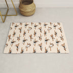 Beagle Pole Dancing Club Rug Gallery Image 1