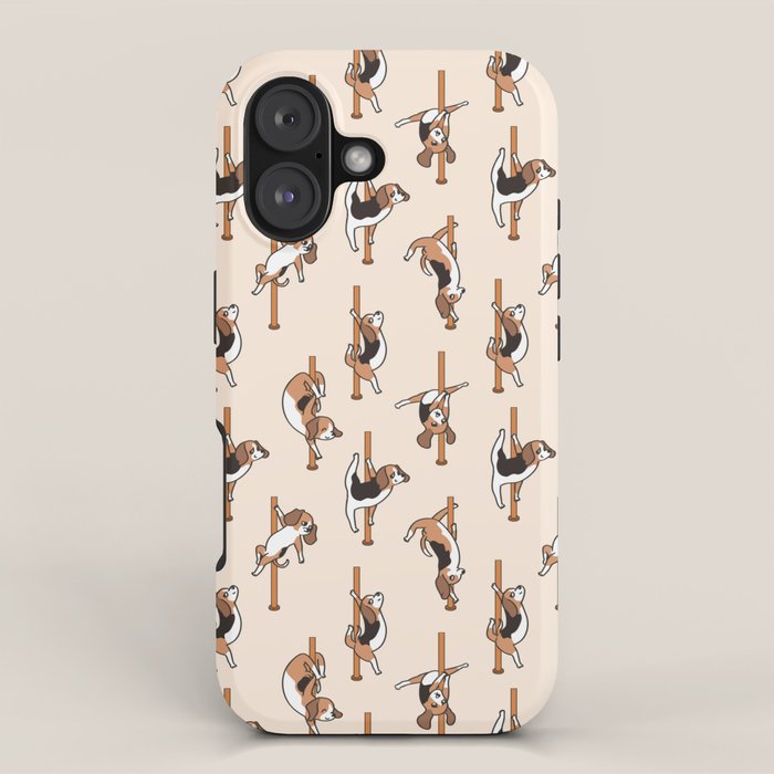 Beagle Pole Dancing Club iPhone Case Gallery Image 1