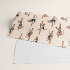 Beagle Pole Dancing Club Wrapping Paper Gallery Image 2