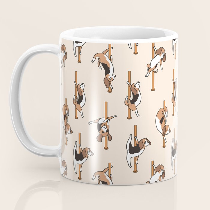 Beagle Pole Dancing Club Coffee Mug Gallery Image 3