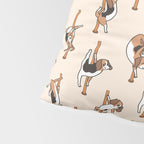Beagle Pole Dancing Club Pillow Sham Gallery Image 4