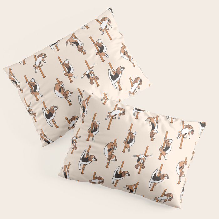 Beagle Pole Dancing Club Pillow Sham Gallery Image 1