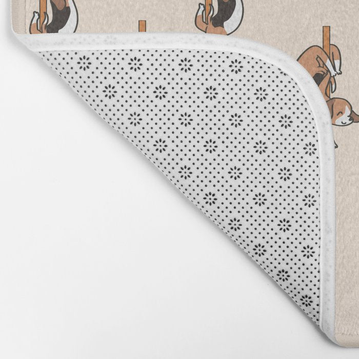 Beagle Pole Dancing Club Bath Mat Gallery Image 2