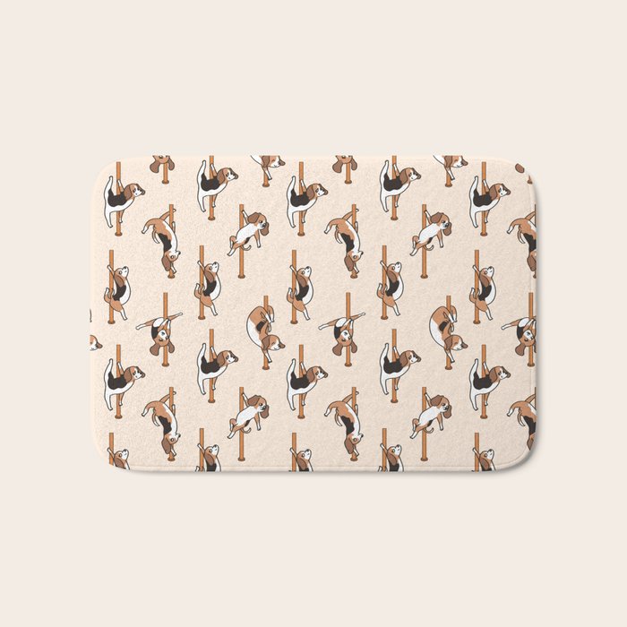 Beagle Pole Dancing Club Bath Mat Gallery Image 1