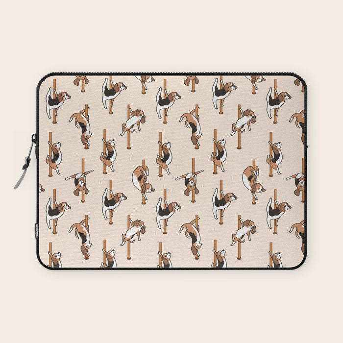 Beagle Pole Dancing Club Laptop Sleeve Gallery Image 1