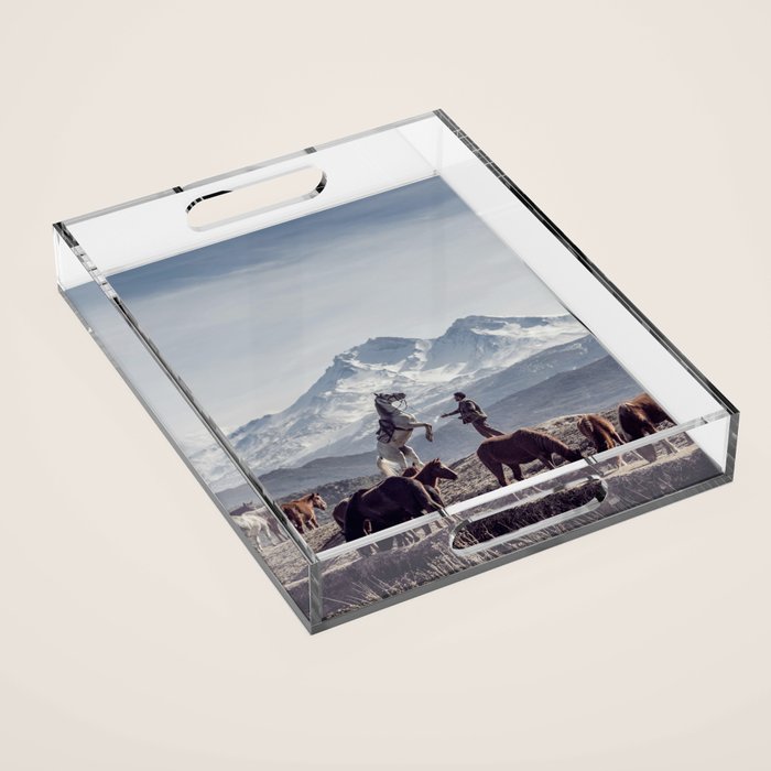 Wild Horses Acrylic Tray Gallery Image 1