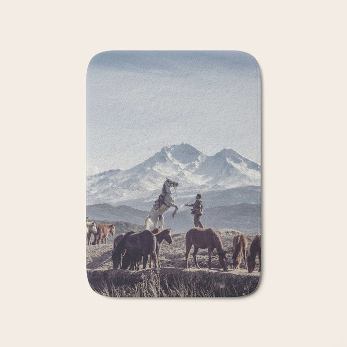 Wild Horses Bath Mat Gallery Image 1