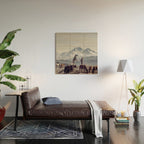 Wild Horses Wood Wall Art Gallery Image 2