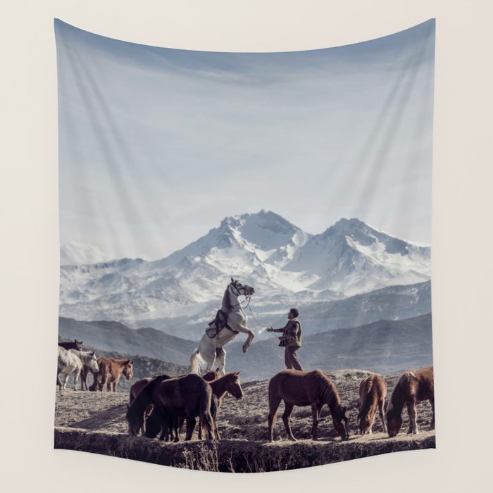 Wild Horses Wall Tapestry Gallery Image 4