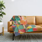 Color Field Throw Blanket Gallery Image 1