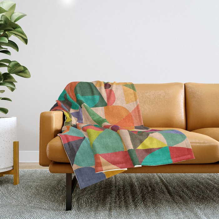 Color Field Throw Blanket Gallery Image 1