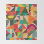 Color Field Throw Blanket Gallery Image 2