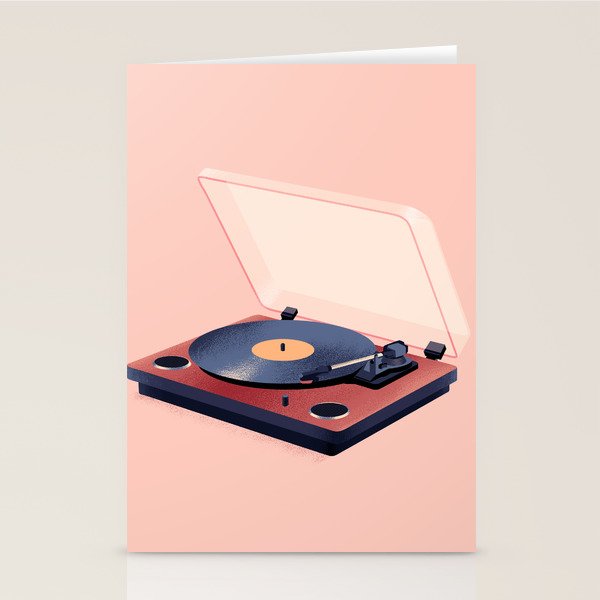 Music in History - Record Player Stationery Card Gallery Image 2