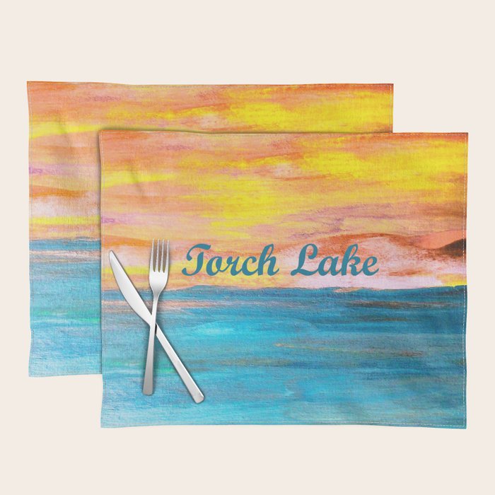Torch Lake Sunset Dream II Placemat Gallery Image 1
