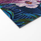 Night Forest Flamingos Welcome Mat Gallery Image 2