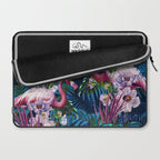 Night Forest Flamingos Laptop Sleeve Gallery Image 2