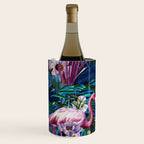 Night Forest Flamingos Wine Chiller Gallery Image 2