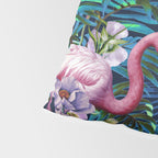Night Forest Flamingos Pillow Sham Gallery Image 4