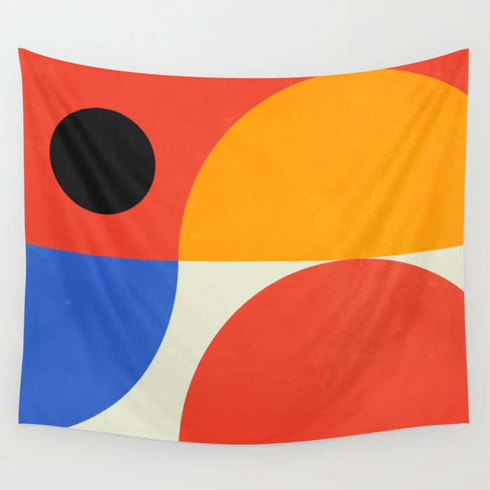 BAUHAUS 07: Exhibition 1923 | Mid Century Series Wall Tapestry Gallery Image 4