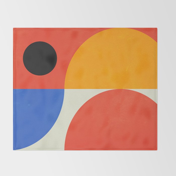BAUHAUS 07: Exhibition 1923 | Mid Century Series Throw Blanket Gallery Image 2