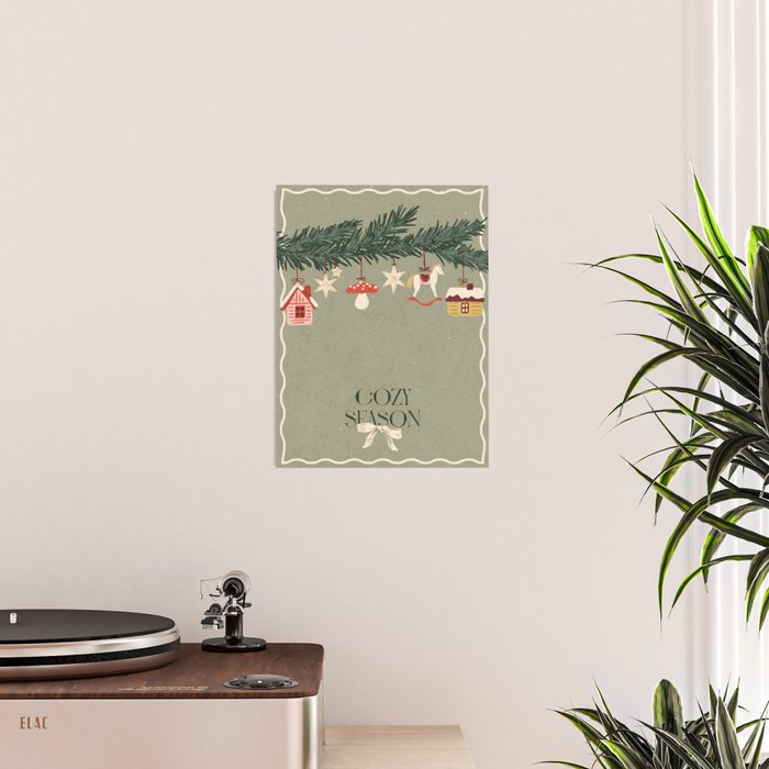 Toys on the Christmas tree. Cozy season Poster Gallery Image 2