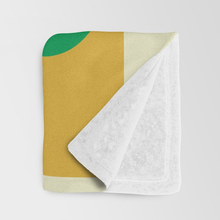 Mid-Century Abstract Balance 16 Throw Blanket Gallery Image 3