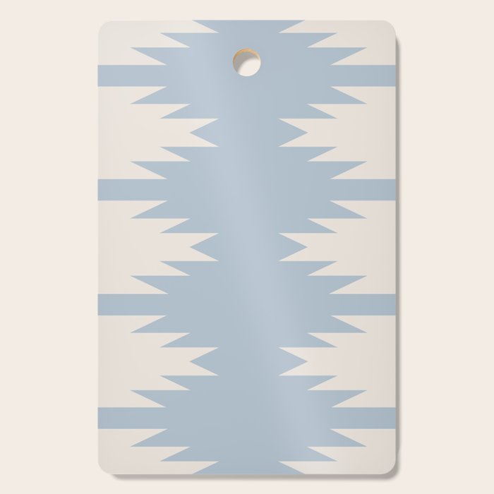Geometric Southwestern Minimalism - Soft Sky Blue Cutting Board Gallery Image 1