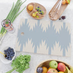 Geometric Southwestern Minimalism - Soft Sky Blue Cutting Board Gallery Image 2