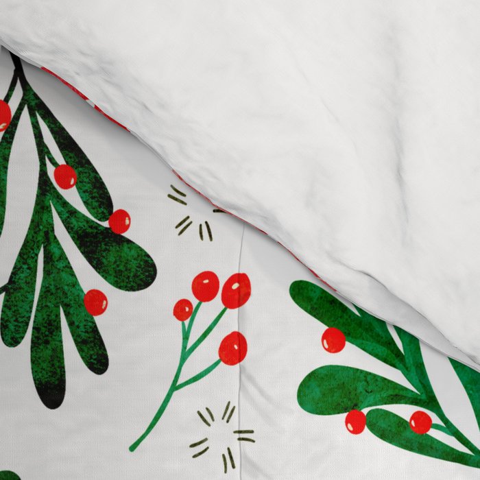 Festive Birds - christmas pattern no2 Comforter Gallery Image 4