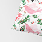 Festive Birds - christmas pattern no2 Pillow Sham Gallery Image 4