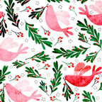 Festive Birds - christmas pattern no2 Coffee Mug Gallery Image 2