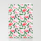 Festive Birds - christmas pattern no2 Stationery Card Gallery Image 2