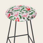 Festive Birds - christmas pattern no2 Stool Gallery Image 2