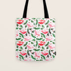 Festive Birds - christmas pattern no2 Tote Bag Gallery Image 1
