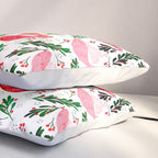 Festive Birds - christmas pattern no2 Pillow Sham Gallery Image 3