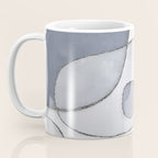 Abstract Line Work Blue Grey Coffee Mug Gallery Image 3