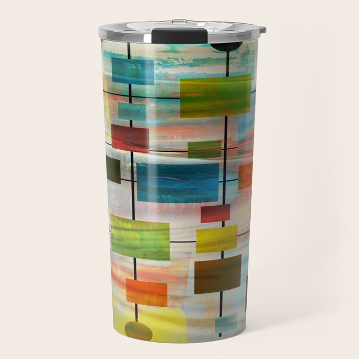 Mid-Century Modern Art 1.3 -  Graffiti Style Travel Mug Gallery Image 1