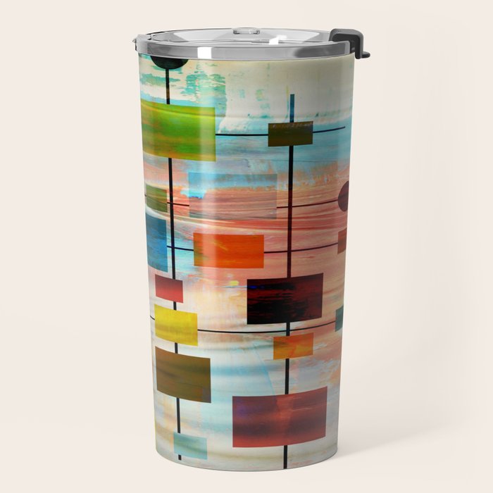 Mid-Century Modern Art 1.3 -  Graffiti Style Travel Mug Gallery Image 2