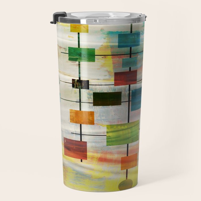Mid-Century Modern Art 1.3 -  Graffiti Style Travel Mug Gallery Image 3