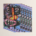 Big Mouth Graffiti Urban Art Collage in the Streets of Bologna Wrapping Paper Gallery Image 3