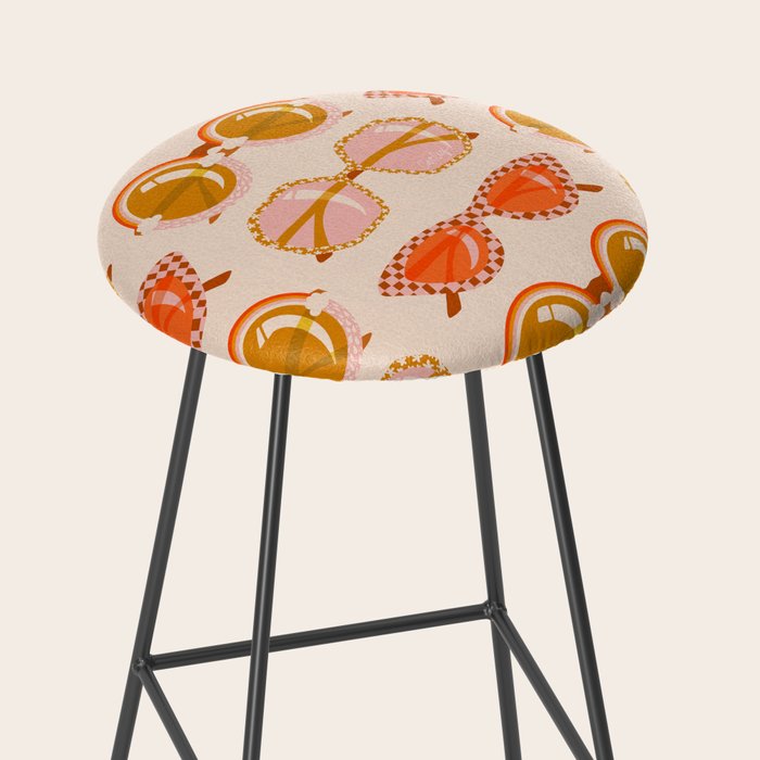 Retro Sunglasses - Retro Sunshine on Cream Stool Gallery Image 2