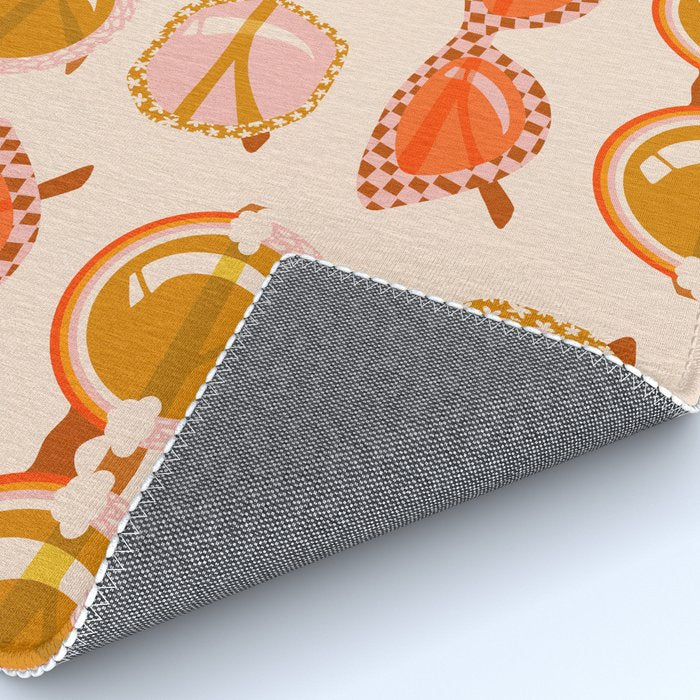 Retro Sunglasses - Retro Sunshine on Cream Rug Gallery Image 4